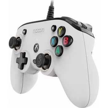 Nacon Compact Pro controller con filo per Xbox Series X|S, Xbox One e PC - bianco