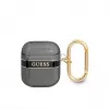 Guess GUA2HHTSK custodia per AirPods 1/2 nera Strap Collection