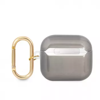 Guess GUA3HHTSK custodia per AirPods 3 nera Strap Collection