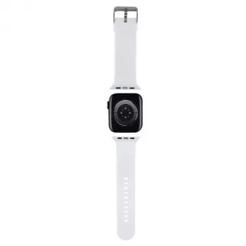Karl Lagerfeld 3D Rubber Karl Head bracciale Apple Watch 38/40/41mm bianco