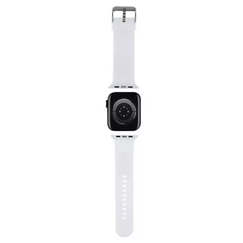 Karl Lagerfeld 3D Rubber Karl Head bracciale Apple Watch 38/40/41mm bianco
