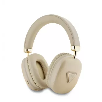 Cuffie on-ear wireless Bluetooth 5.3 Guess Metallic Triangle Logo (oro)
