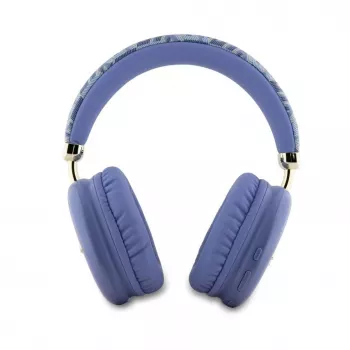 Cuffie on-ear Bluetooth Guess Gcube Metallic Script Logo viola
