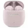 Guess Printed Classic Logo - cuffie Bluetooth TWS + custodia di ricarica (rosa)