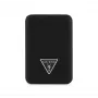 Guess Grained Triangle Power Bank wireless 5000mAh 15W USB-C MagSafe nero