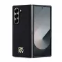 DKNY DKHMZFD6PSHRPSK Custodia con motivo ripetuto Stack Logo per Samsung Galaxy Z Fold6 - nero