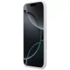 KARL LAGERFELD Silicone Case Karl Sketch & Logo MagSafe per iPhone Air bianco