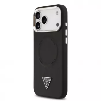 Guess Triangle Logo custodia MagSafe per iPhone 17 Pro Max (nero)