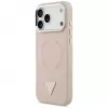 Guess Triangle Logo custodia MagSafe per iPhone 17 Pro (rosa)