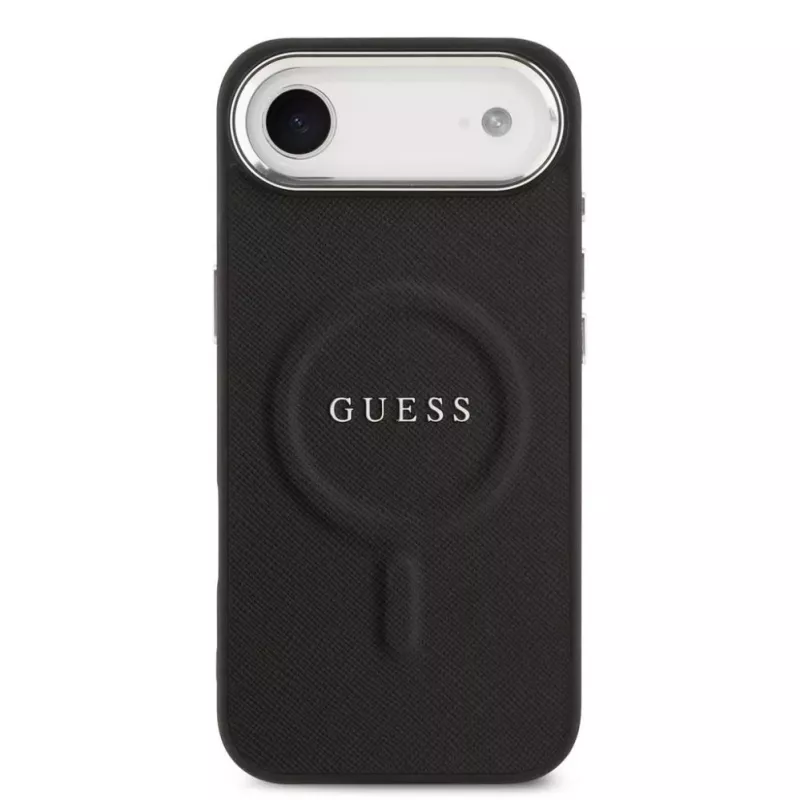 Guess Classic Logo custodia MagSafe per iPhone Air - nero
