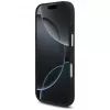Guess Grained Big 4G Classic Logo Cover per iPhone 17, nero