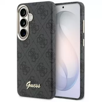 Guess 4G Script Custodia MagSafe per Samsung Galaxy S26 Nero