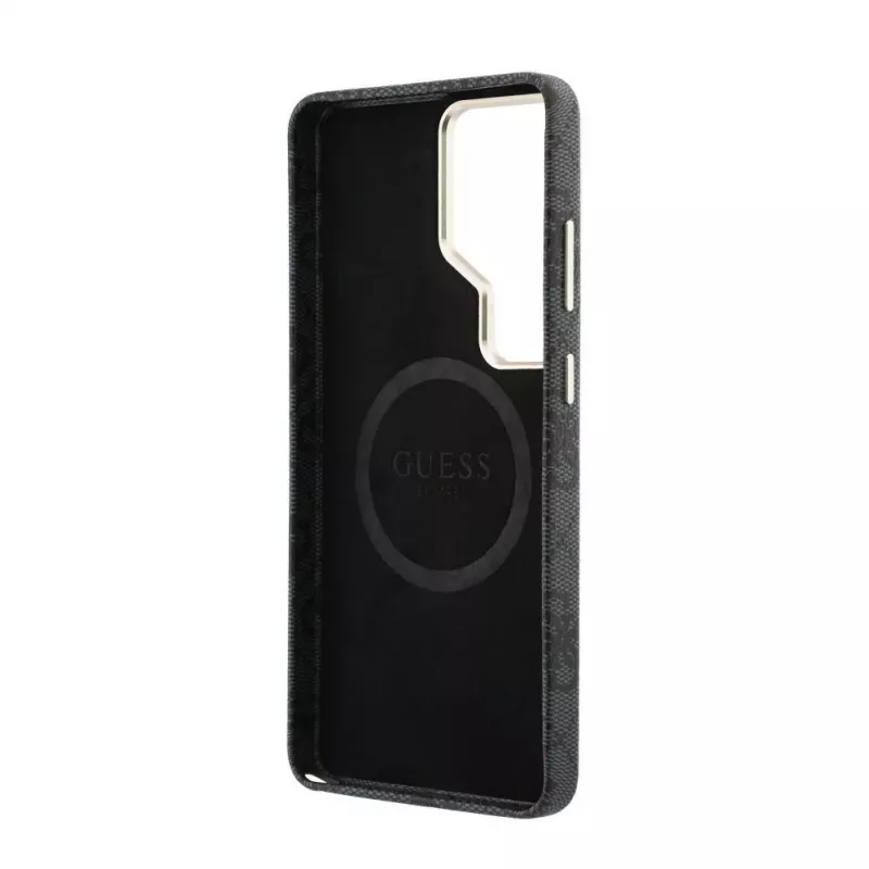 Guess 4G Script Custodia MagSafe per Samsung Galaxy S26 Ultra (Nero)