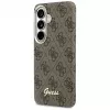 Guess 4G Script Custodia MagSafe per Samsung Galaxy S26 (Marrone)