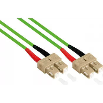 GoodConnections LW-810SC5 cavo patch in fibra ottica 10 m OM5 SC/SC verde