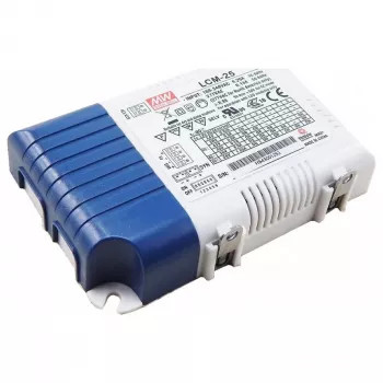 Mean Well LCM-25 Driver LED 25,2W corrente costante 350-1050mA DALI Push Dim