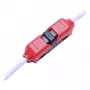 SYNERGY21 Connettore a I Easy Connect per Striscia LED FLEX per 1 Linea Rosso
