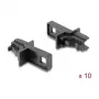 Protezione antipolvere DELOCK per connettore femmina E2000 simplex, 10 pezzi, nero