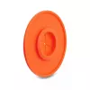 Passacavo in silicone Delock rotondo Ø 65 mm per montaggio a parete / da tavolo bianco / arancione