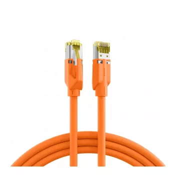 EFB Cavo patch RJ45 Cat.6A S/FTP LSZH Draka UC900 TM31 arancione 0,25m