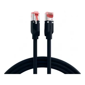 EFB Cavo patch RJ45 Cat.6A S/FTP LSZH Dätwyler 7702 TM21 nero 0,15m