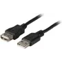 EFB-Elektronik Cavo di prolunga USB 2.0 A-A maschio su femmina 0,5m nero Classic