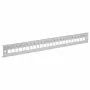 EFB pannello frontale 24xE2000 duplex, E2000 Compact (RDM) versione dritta, grigio chiaro (RAL 7035), montaggio rack 1U 19