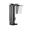 LogiLink EO0030 supporto PC girevole sotto la scrivania con sgancio rapido, nero, max 10 kg