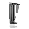 LogiLink EO0030 supporto PC girevole sotto la scrivania con sgancio rapido, nero, max 10 kg