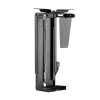 LogiLink EO0030 supporto PC girevole sotto la scrivania con sgancio rapido, nero, max. 10 kg
