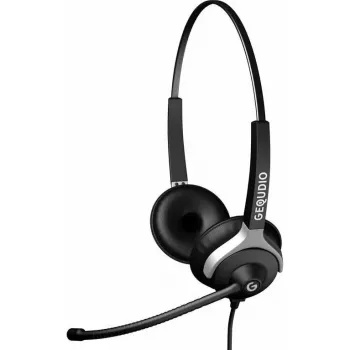 GEQUDIO WA9024 Cuffia on-ear con filo e microfono per Unify