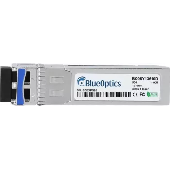 BlueOptics HPE Aruba S0V65A SFP56 Ricetrasmettitore, LC Duplex, 50GBASE-LR, Fibra Singlemode, 1310nm, 10 km, 0°C/+70°C, DDM