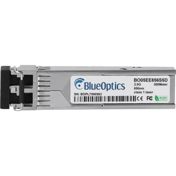 BlueOptics BO05EE856S5D SFP-Ricetrasmettitore, 2.5GBASE-SX, Fibra Multimode, 850nm, 300m, LC-Duplex, DDM, 0°C a +70°C, compatibile con Hirschmann 942162-001