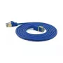 WANTEC cavo patch extra thin CAT7 SSTP - 10 m - Cat7 - S/FTP (S-STP) - RJ-45 - RJ-45 - blu
