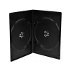 MEDIARANGE BOX14-7-100 Confezione di custodie slimline per doppio disco - 100 pz. - nero - 7 mm - plastica