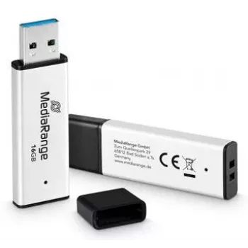 MEDIARANGE MR1899 USB 3.2 16GB Memory Drive Flash Drive argento