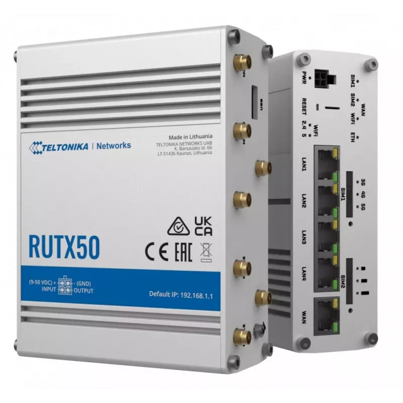 Teltonika RUTX50 router industriale 5G