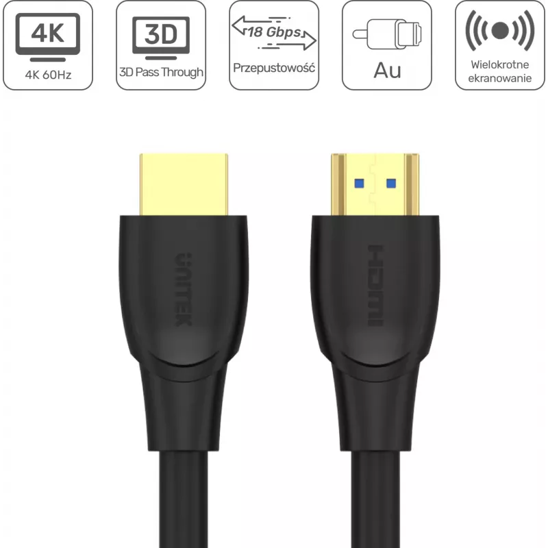 UNITEK cavo HDMI 2.0 20m 4K 18Gbps nero