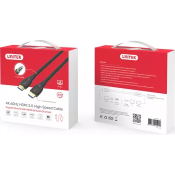 UNITEK cavo HDMI 2.0 20m 4K 18Gbps nero