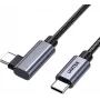 UNITEK cavo USB-C 90° angolare PD 100W 2m nero