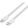 UNITEK cavo magnetico intrecciato USB-C a USB-C 100W PD 1m bianco