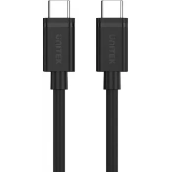 UNITEK cavo USB-C a USB-C 3m - nero - USB 3.2 Gen 2 10Gbps 100W PD