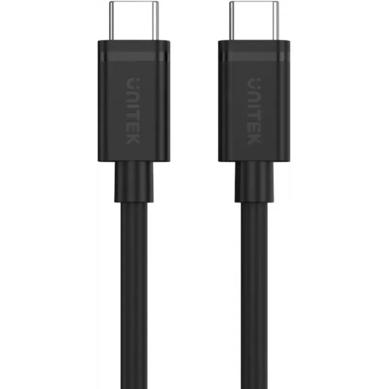 UNITEK cavo USB-C a USB-C 3m - nero - USB 3.2 Gen 2 10Gbps 100W PD
