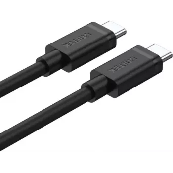UNITEK cavo USB-C a USB-C 3m - nero - USB 3.2 Gen 2 10Gbps 100W PD