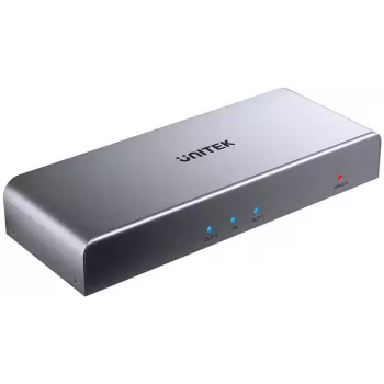 UNITEK splitter HDMI 1 ingresso 2 uscite 4K 60Hz