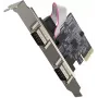 UNITEK controller PCI Express 2x RS-232