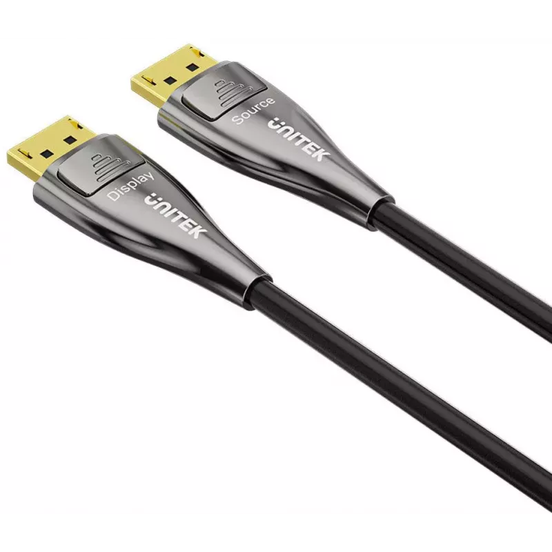 UNITEK Cavo DisplayPort 2.1 ottico attivo 30m 8K 60Hz nero