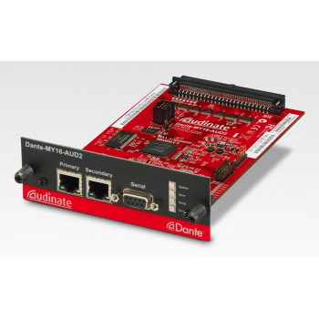 Yamaha Dante-MY16-AUD2 - scheda interfaccia Dante 16 canali digitali In/Out, 2x RJ-45, 24-bit