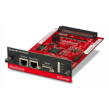 Yamaha Dante-MY16-AUD2 - scheda interfaccia Dante 16 canali digitali In/Out, 2x RJ-45, 24-bit