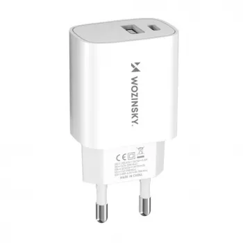 Wozinsky WGWCW alimentatore 20W USB-A USB-C - bianco